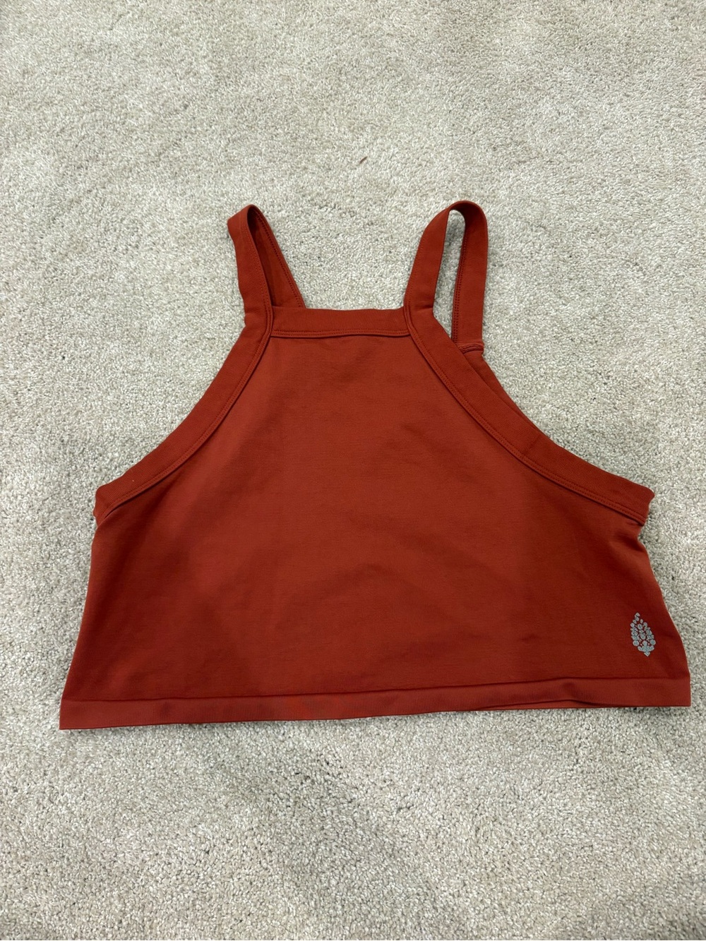 FP Movement by Free People Rust Cropped Tank